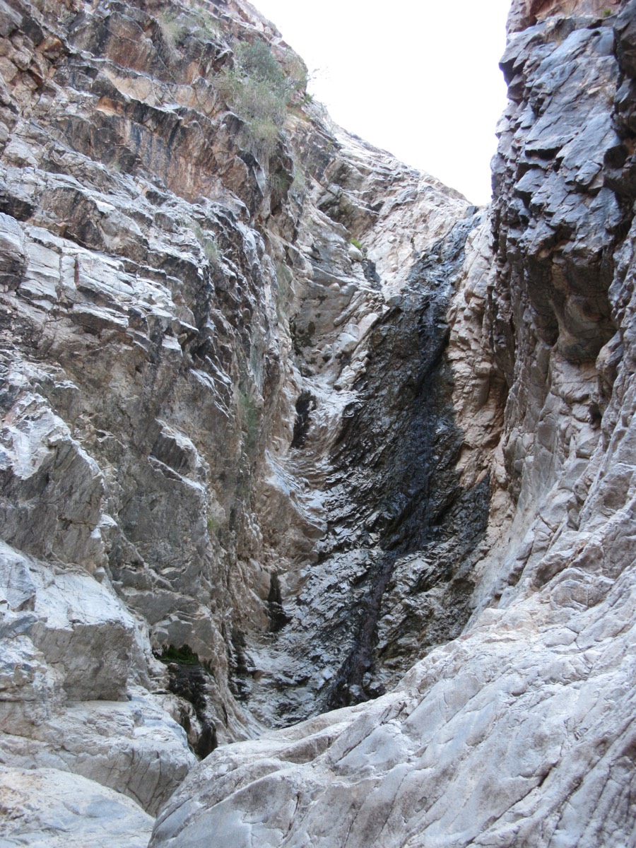 Seasonal waterfall along the Waterfall Trail in White Tank Mountain Regional Park